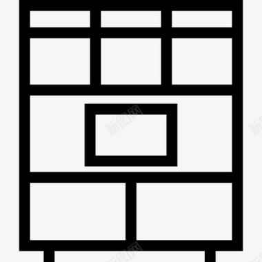 橱柜卧室家用电器图标图标