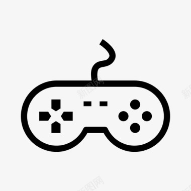 视频游戏控制器游戏板游戏杆图标图标