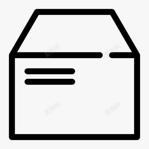 箱子立方体交货图标svg_新图网 https://ixintu.com 交货 其他 包装 立方体 箱子
