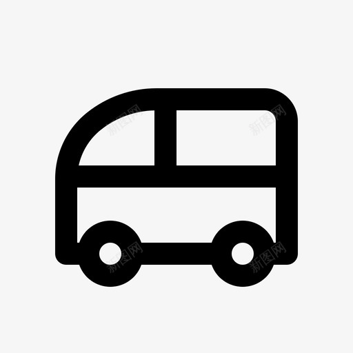 汽车假日交通图标svg_新图网 https://ixintu.com 交通 假日 旅行 旅行包 汽车 运输 面包车