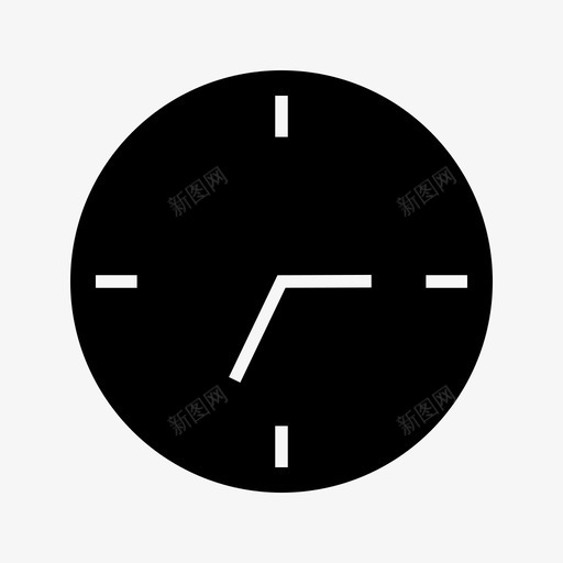 时间时钟家具图标svg_新图网 https://ixintu.com 家 家具 小时 时钟 时间