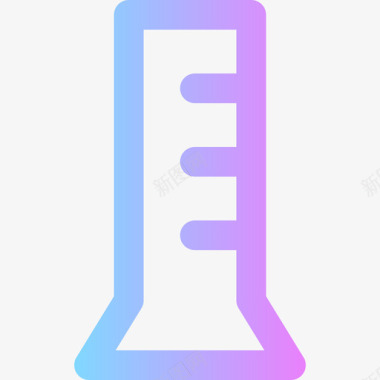 实验室线性梯度烧瓶图标图标