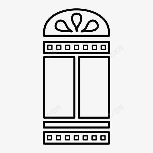 摩洛哥门建筑师建筑图标svg_新图网 https://ixintu.com 建筑 建筑师 摩洛哥