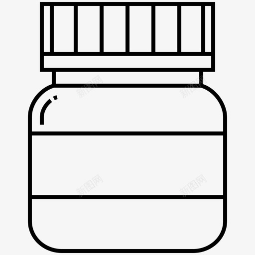 药瓶医疗保健医院图标svg_新图网 https://ixintu.com 医疗保健 医院 药品 药水 药瓶