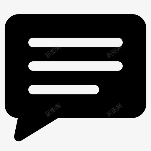 短信聊天信件图标svg_新图网 https://ixintu.com 信件 卡诺 应用程序 短信 移动 聊天 联系人 邮件