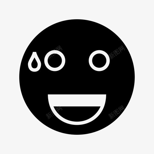 脸表情有趣图标svg_新图网 https://ixintu.com 人 快乐 有趣 脸 表情