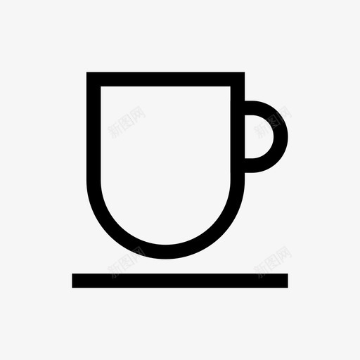 咖啡茶歇饮料图标svg_新图网 https://ixintu.com 咖啡 商务 玻璃杯 茶歇 饮料 马克杯