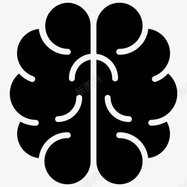 大脑教育健康图标图标