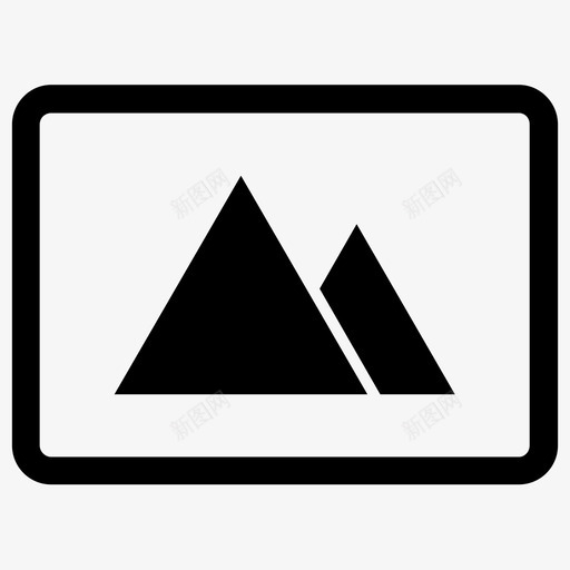 图像风景山脉图标svg_新图网 https://ixintu.com 图像 图片 山脉 照片 风景