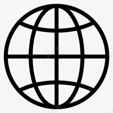 世界商业全球图标图标