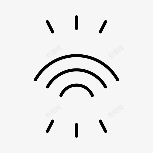 wifi数字电子商务图标svg_新图网 https://ixintu.com wifi 数字 电子商务 界面 网站