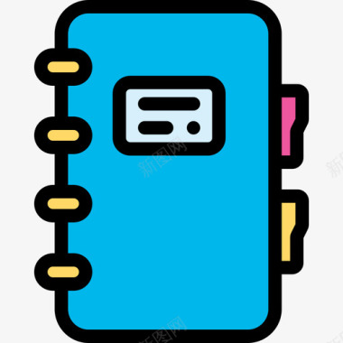 笔记本文件和文件37线颜色图标图标