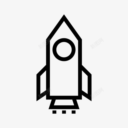 发射器火箭宇宙飞船图标svg_新图网 https://ixintu.com 发射器 宇宙飞船 教育 旅行 火箭