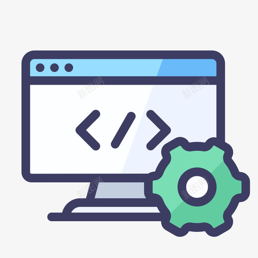 开发svg_新图网 https://ixintu.com 开发 代码 前端 后台 技术 程序员 码农 网页 维护 运维 配置 开发环境 搭建 development  code  front end  backstage  technology  programmer  web  maintenance  operation and maintenance  configuration  development environment  construction coder 填充 扁平 多色 精美 商务