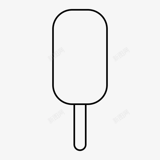 冰淇淋冰激凌甜点图标svg_新图网 https://ixintu.com 冰棍 冰淇淋 冰激凌 夏天 甜点 食物