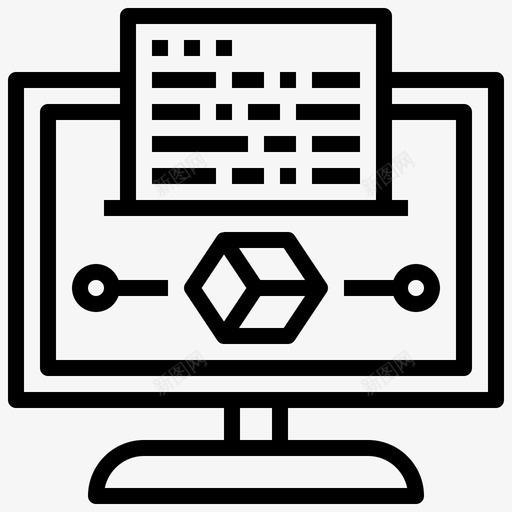 3d编程3d打印编辑工具图标svg_新图网 https://ixintu.com 3d 大纲 工具 打印 监视器 编程 编辑 软件
