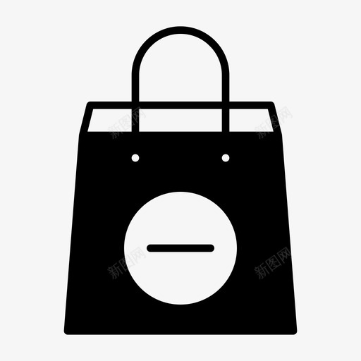 袋子移除商业购买图标svg_新图网 https://ixintu.com 优化 商业 搜索引擎 袋子 购买 购物 购物袋