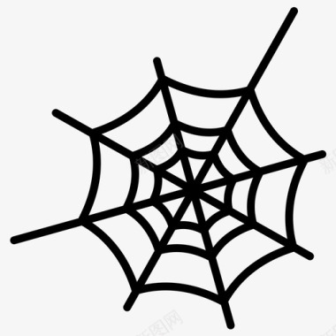 万圣节万圣节蜘蛛网可怕的蜘蛛网图标图标