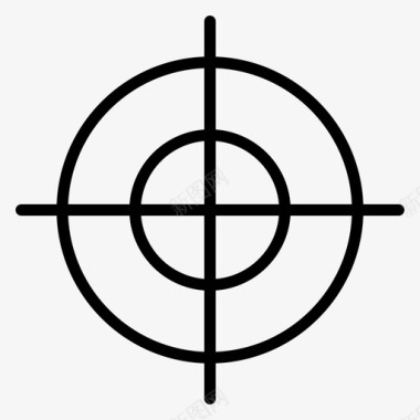 目标十字线点图标图标