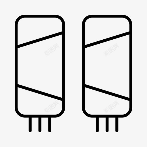 越南卷亚洲宣纸卷图标svg_新图网 https://ixintu.com 亚洲 宣纸卷 春卷 越南卷