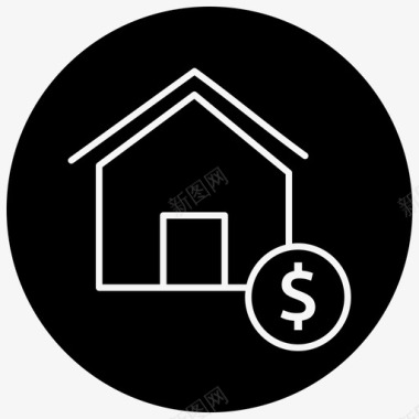 住房贷款住房抵押贷款图标图标