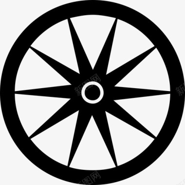 轮圈圆形轮胎图标图标