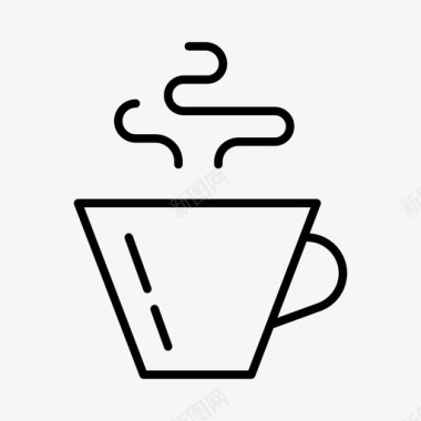 咖啡杯咖啡师咖啡店图标图标