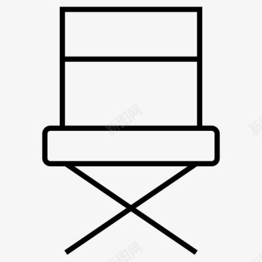 椅子座位电影院图标图标