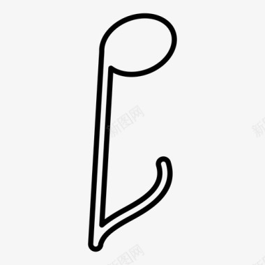 音符音乐乐谱图标图标