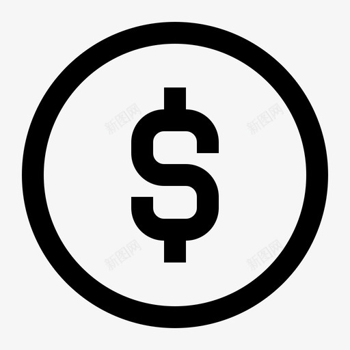 美元硬币账户货币图标svg_新图网 https://ixintu.com 支付 池井金融 美元硬币 账户 货币