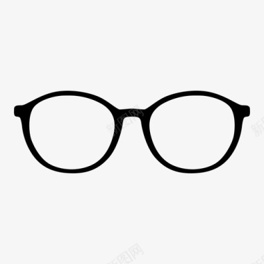 圆眼镜太阳镜图标图标