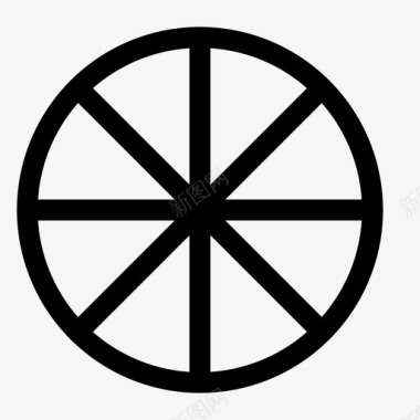 圆圆形状饼图图标图标