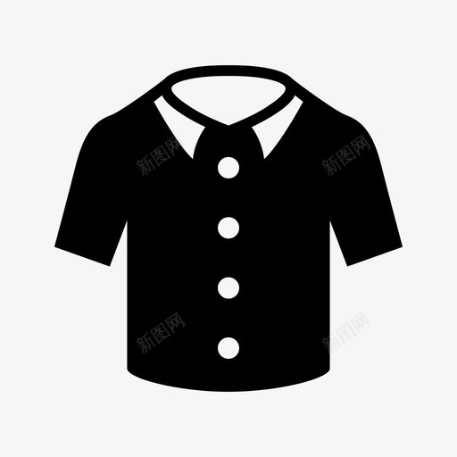 采购产品衬衫衣服T恤图标svg_新图网 https://ixintu.com T恤 衣服 衣服字形样式 采购产品衬衫