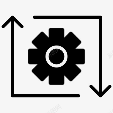 管理控制齿轮图标图标