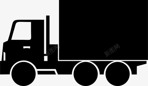 卡车汽车送货车图标svg_新图网 https://ixintu.com 卡车 汽车 货车 运输工具 送货