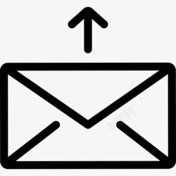 外发邮件电子邮件信封图标高清图片