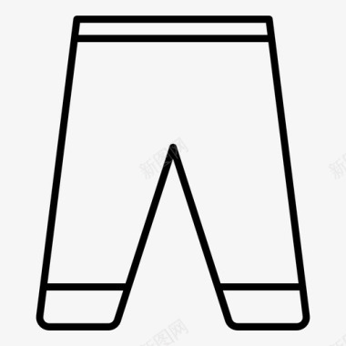 裤子衣服作品元素图标图标