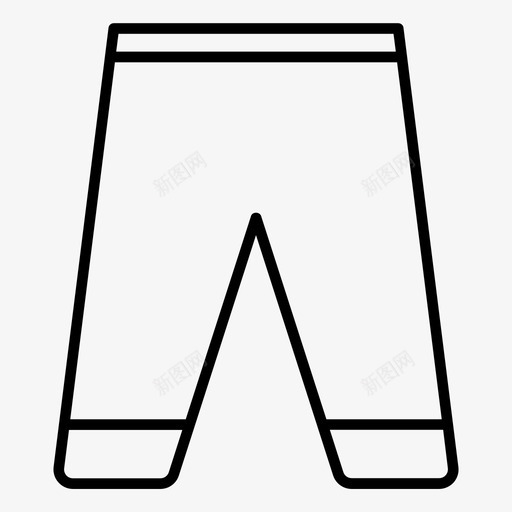 裤子衣服作品元素图标svg_新图网 https://ixintu.com 作品元素图标 衣服 裤子