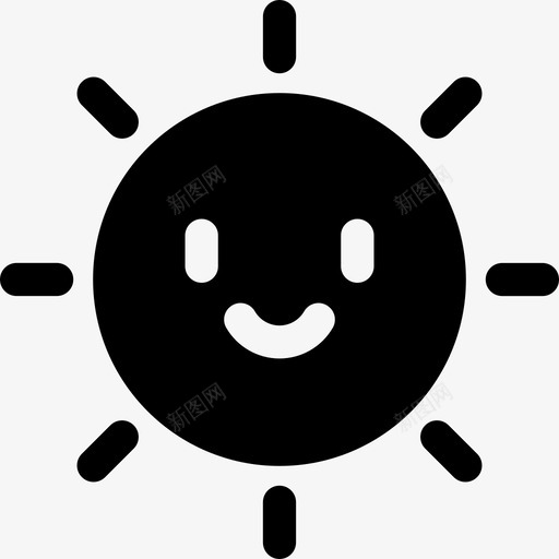 太阳幸福21充满图标svg_新图网 https://ixintu.com 充满 太阳 幸福