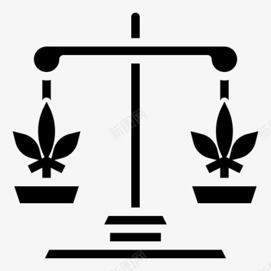 合法大麻大麻医疗保健图标图标