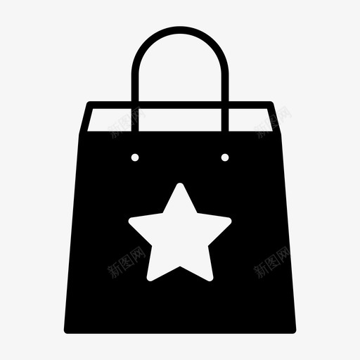 明星包购买最爱图标svg_新图网 https://ixintu.com 工作 明星 最爱 设备 购买 购物袋
