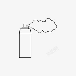 剃须膏剃须膏胡须剃须泡沫图标高清图片