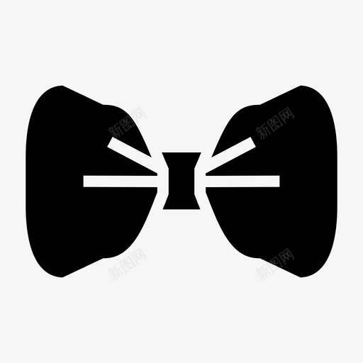 领带领结时尚图标svg_新图网 https://ixintu.com 时尚 男装 男装时尚雕文 领带 领结