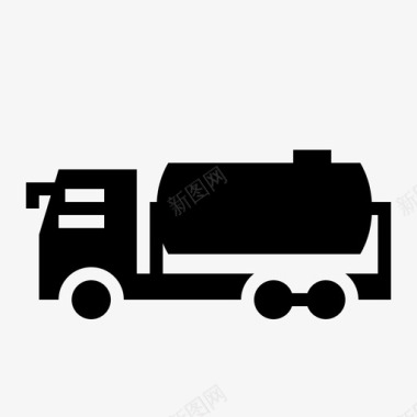 油罐车运输工具卡车图标图标