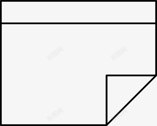 便签普通经典图标svg_新图网 https://ixintu.com 便签 普通 经典