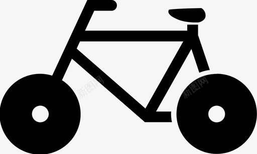 自行车登山自行车运动图标图标