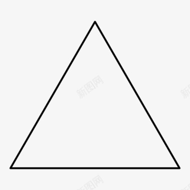 三角形箭头几何体图标图标