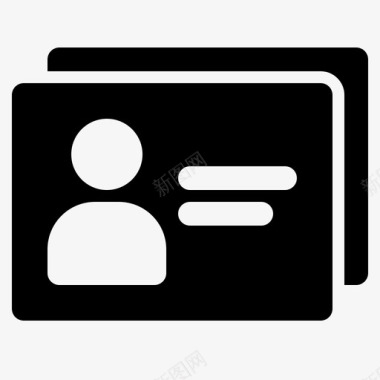 联系人卡片身份图标图标