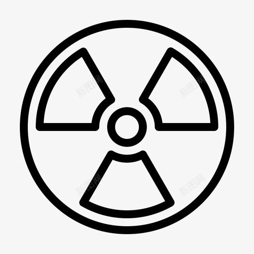 核辐射灾害自然图标svg_新图网 https://ixintu.com 大纲 核辐射 灾害 自然