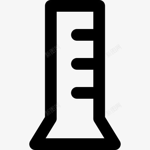 实验室线性烧瓶2图标svg_新图网 https://ixintu.com 实验室 烧瓶 线性